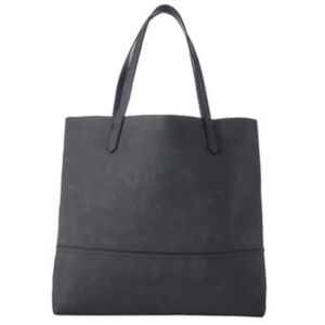 K. Carroll Taylor Tote, Faux Suede. Oprah’s Favorite Thing! In Black - New